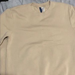 Plain Tan sweater // XS //